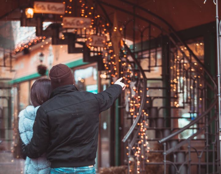 Commercial Christmas Light Installation in Denver