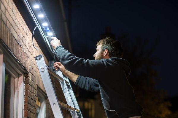 Denver commercial Christmas lights