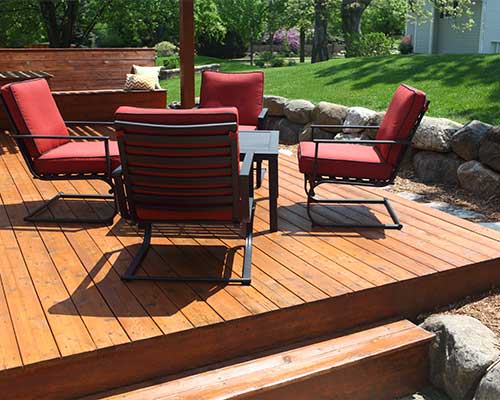 Decking project in Thornton, CO by Top Cut