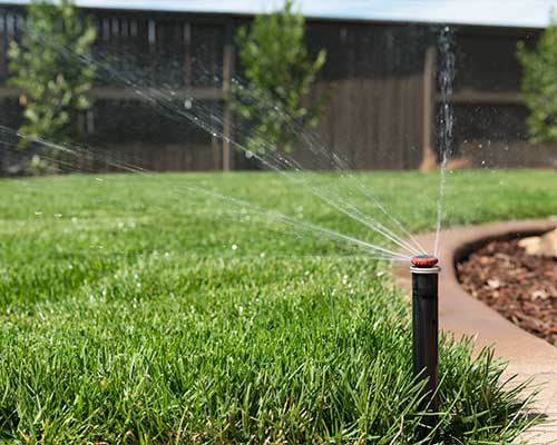 Sprinklers project in Firestone, CO by Top Cut